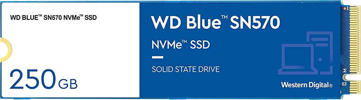 WD Blue SN570 NVMe 250GB Internal Solid State Drive