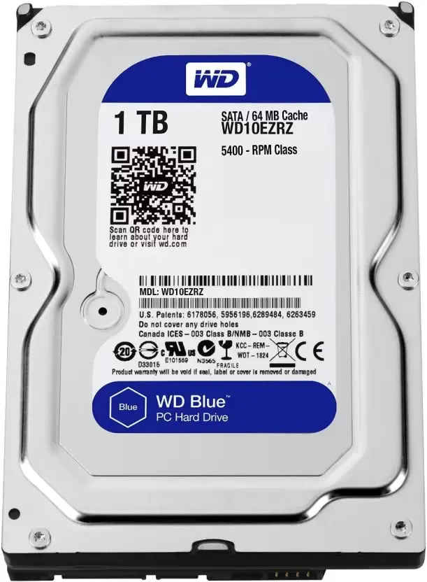WD Blue WD10EZRZ 1 TB Desktop Internal Hard Disk Drive