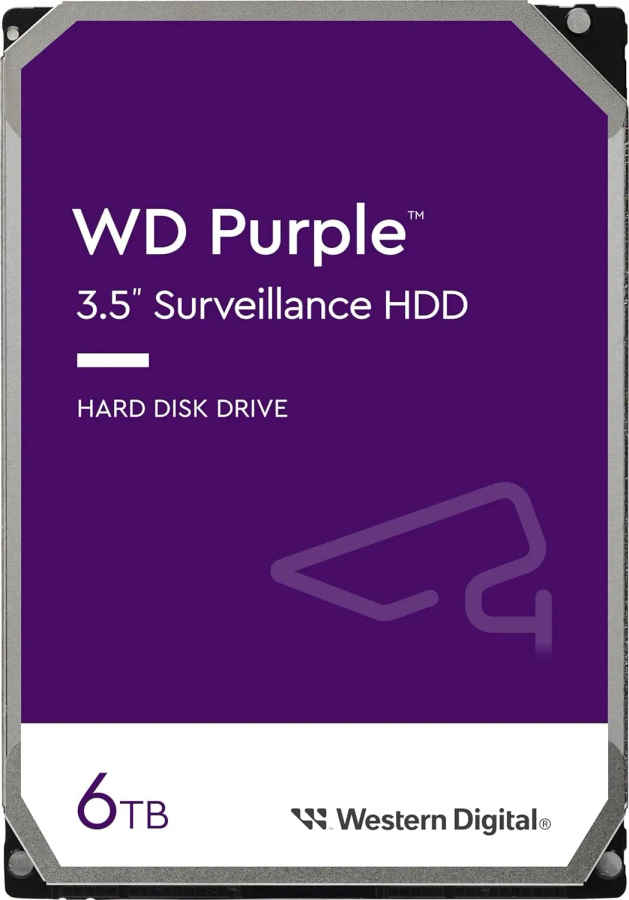 WD Purple WD64PURZ 6TB Surveillance Internal Hard Disk Drive