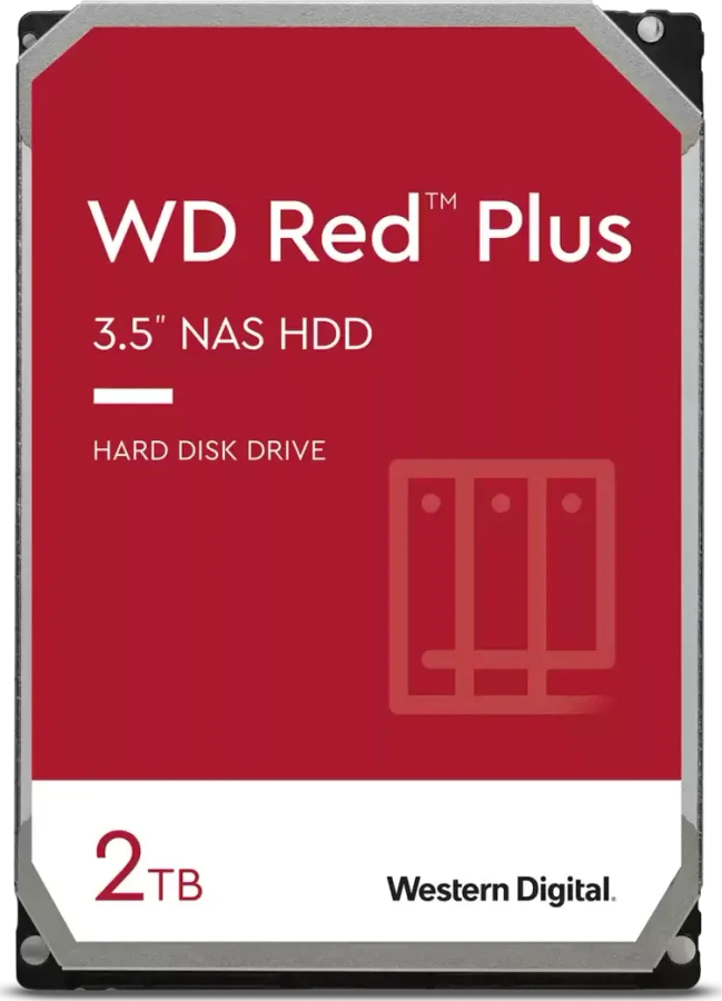 WD Red Plus WD20EFPX 2TB NAS Internal Hard Disk Drive