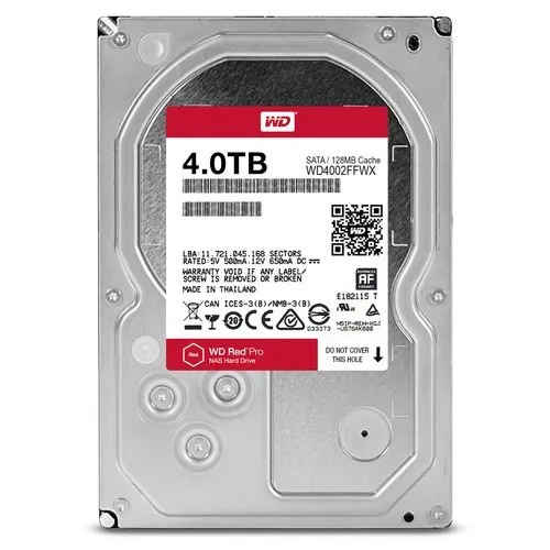 WD Red Pro WD4002FFWX 4 TB Internal Hard Drive