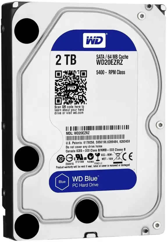 WD SATA WD20EZRZ 2 TB Desktop Internal Hard Drive