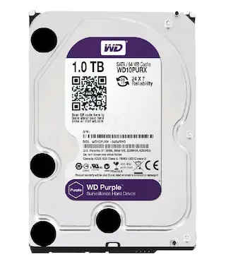 WD WD10PURX 1 TB Surveillance Internal Hard Drive