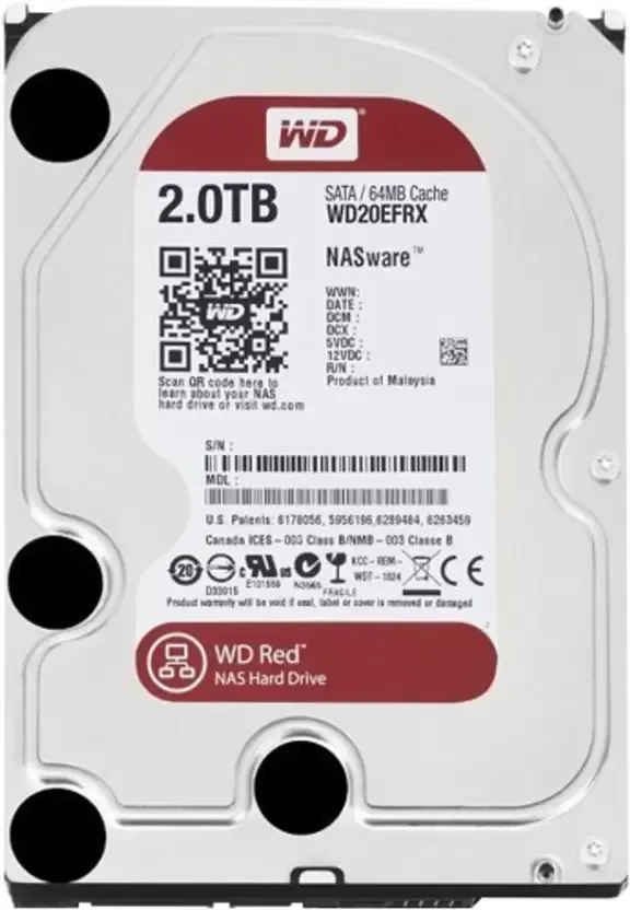 WD WD20EFRX 2 TB Desktop Internal Hard Disk Drive