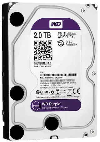 WD WD20PURX 2 TB Internal Hard Drive