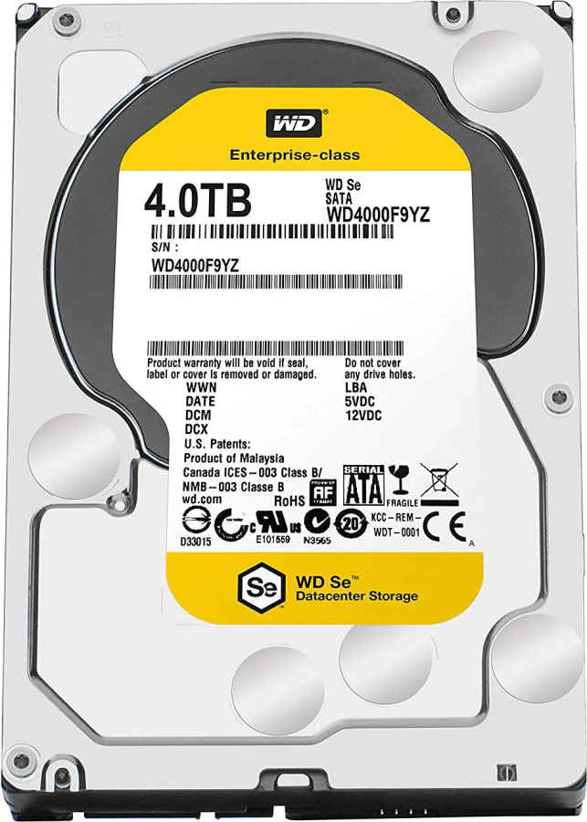 WD WD4000F9YZ 4TB Internal Hard Drive