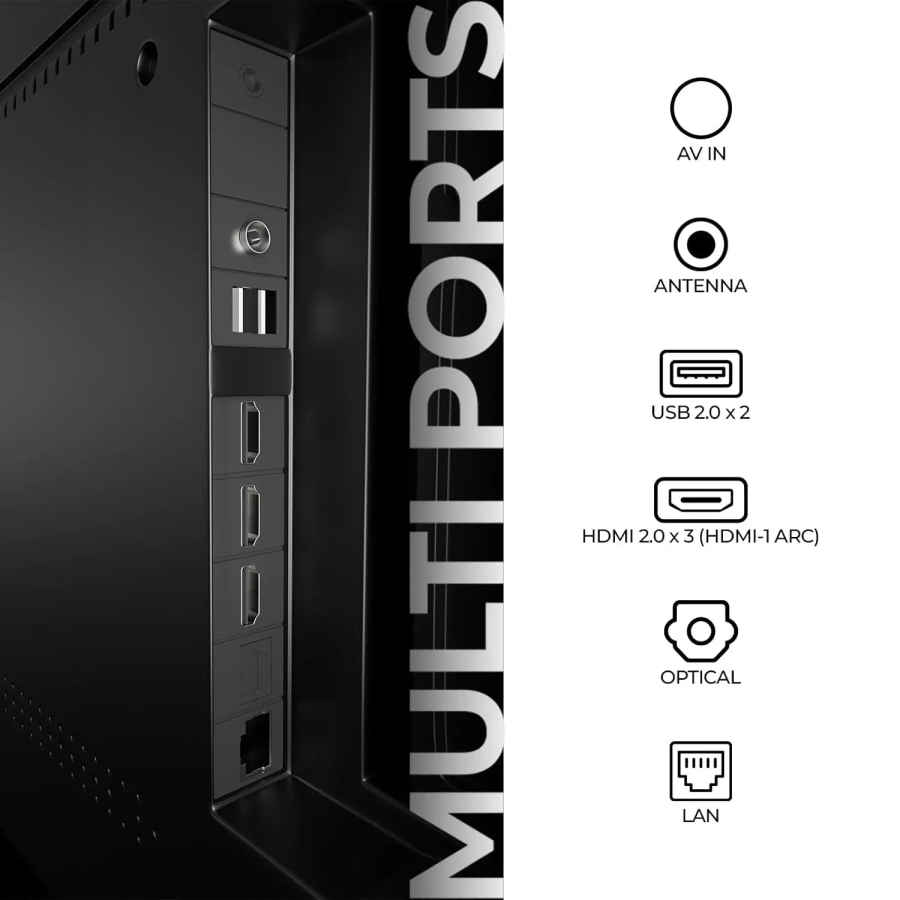 Wobble QD Series 55 inch Ultra HD 4K Smart QLED TV (WB55GTAW9602QD)