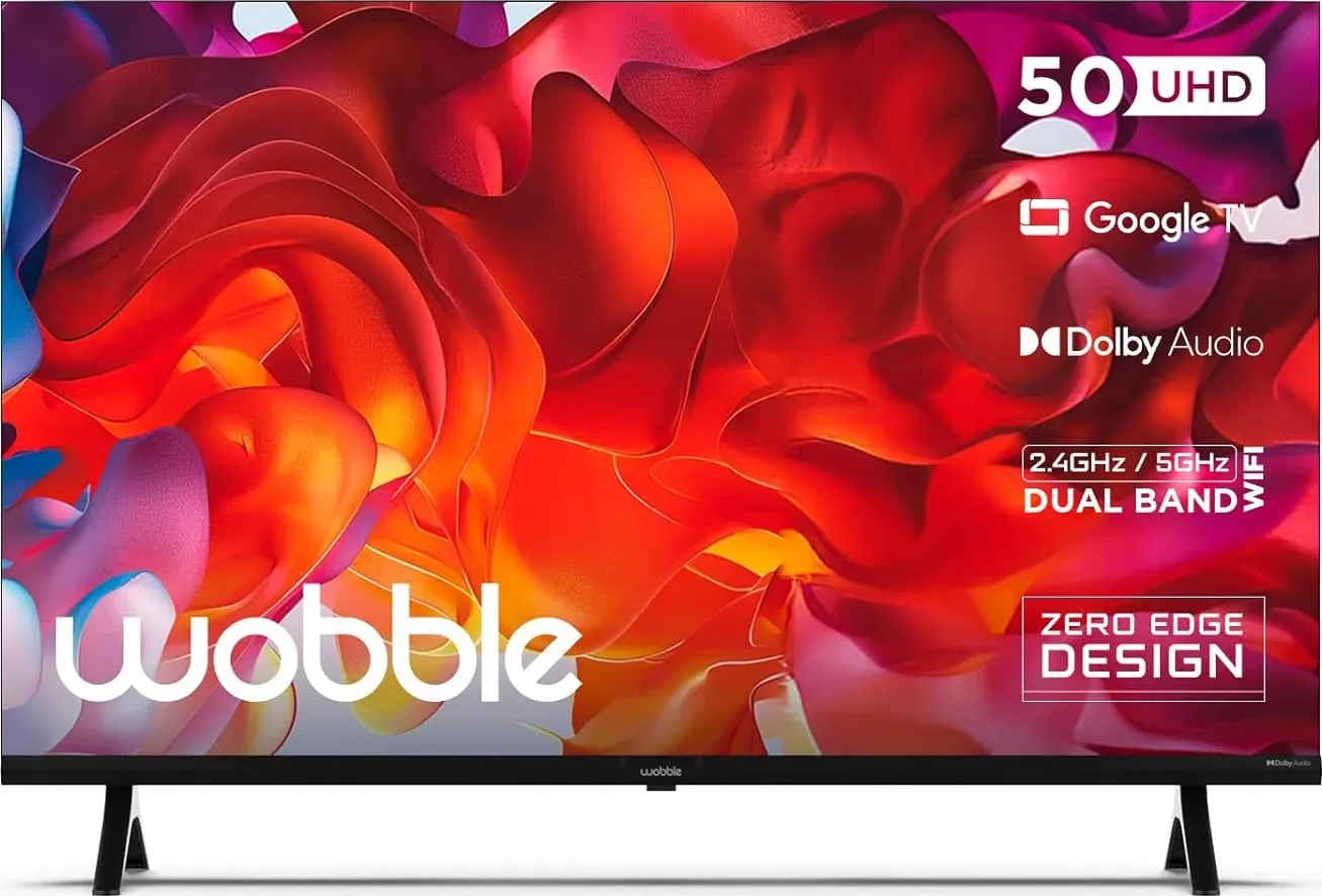 Wobble UD Series 50 inch Ultra HD 4K Smart LED TV (WB50GTAW9602UDFL)
