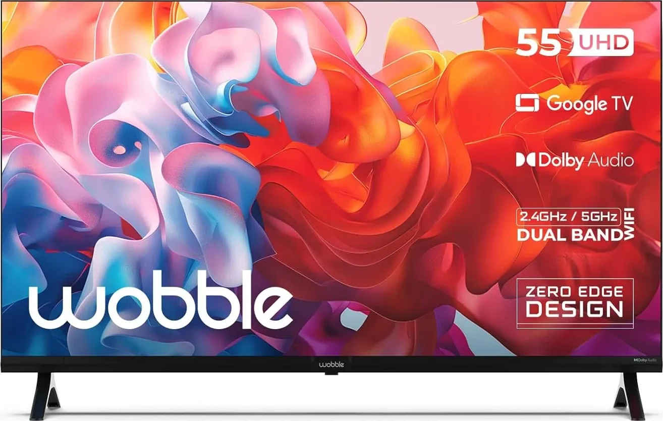 Wobble UD Series 55 inch Ultra HD 4K Smart LED TV (WB55GTAW9602UDFL)
