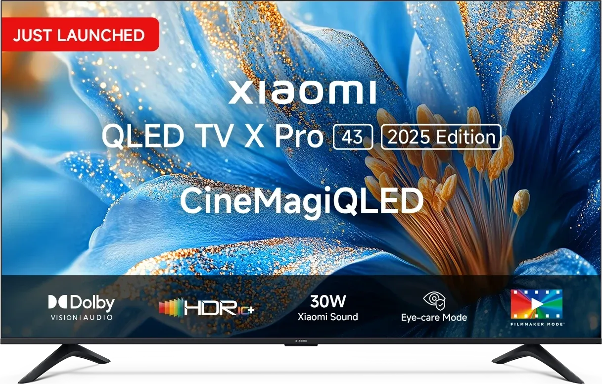 Xiaomi X Pro 2025 43 inch Ultra HD 4K Smart QLED TV (L43MB-APIN)