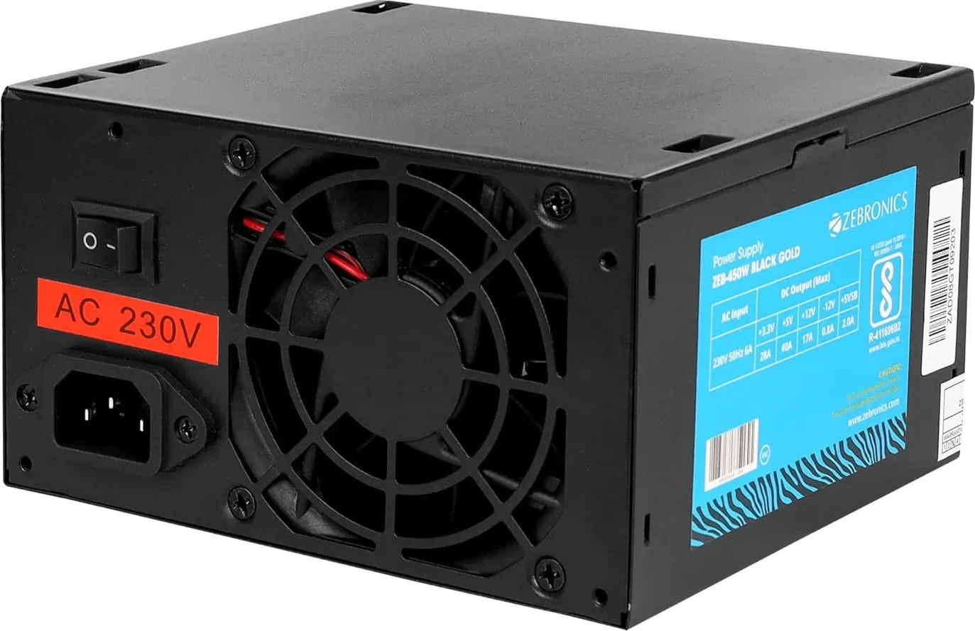 Zebronics Black Gold 450 Watts PSU
