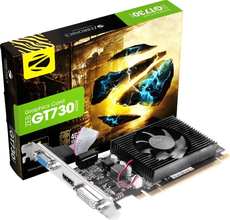 Zebronics NVIDIA GeForce GT 730 4 GB DDR3 Graphics Card
