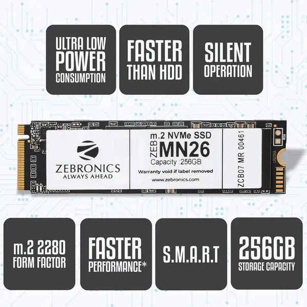 Zebronics ZEB-MN26 256 GB Internal Solid State Drive