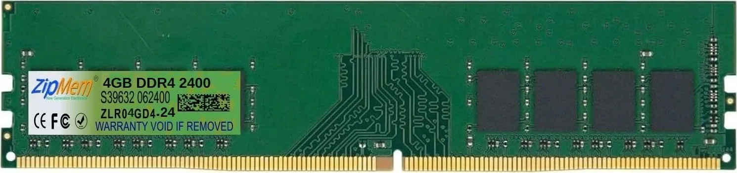 Zipmem ZLR04GD4-24 4 GB DDR4-2400 Desktop RAM