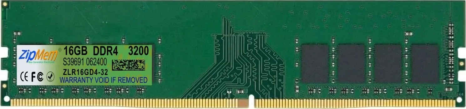 Zipmem ZLR16GD4-32 16 GB DDR4-3200 Desktop RAM