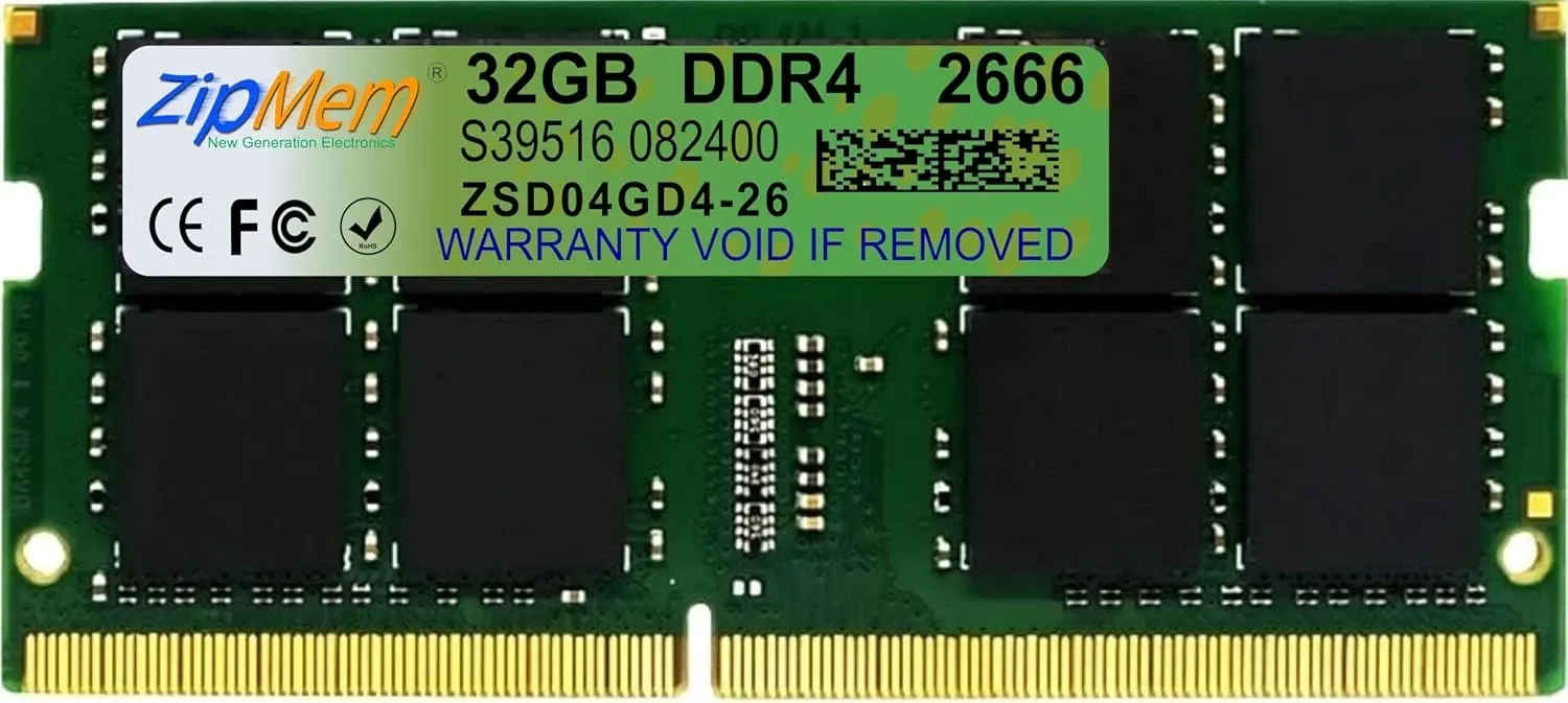 Zipmem ZSD04GD4-26 32 GB DDR4-2666 Laptop RAM