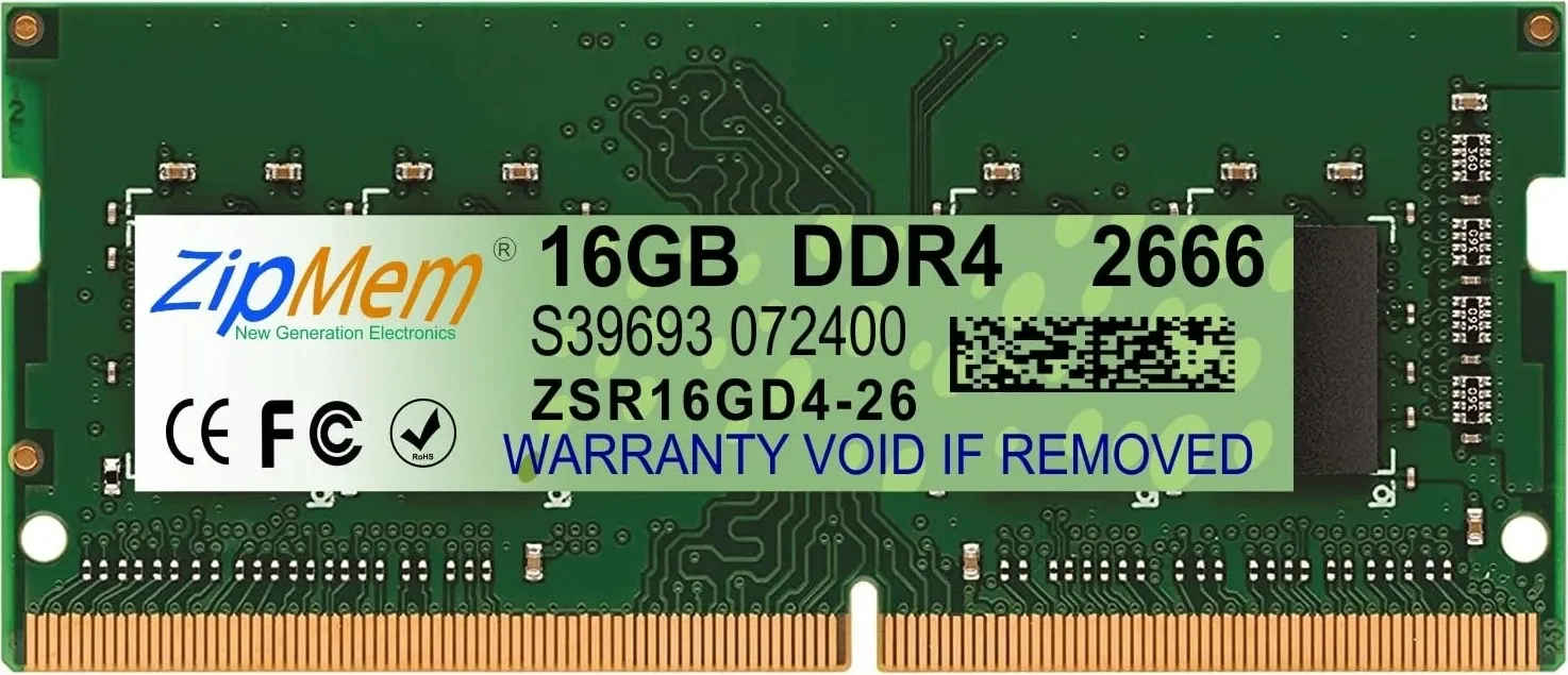 Zipmem ZSR16DG4-26 16 GB DDR4-2666 Laptop RAM