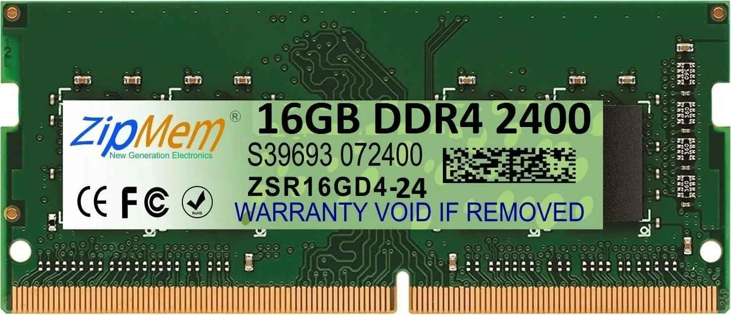 Zipmem ZSR16GD4-24 16 GB DDR4-2400 Laptop RAM