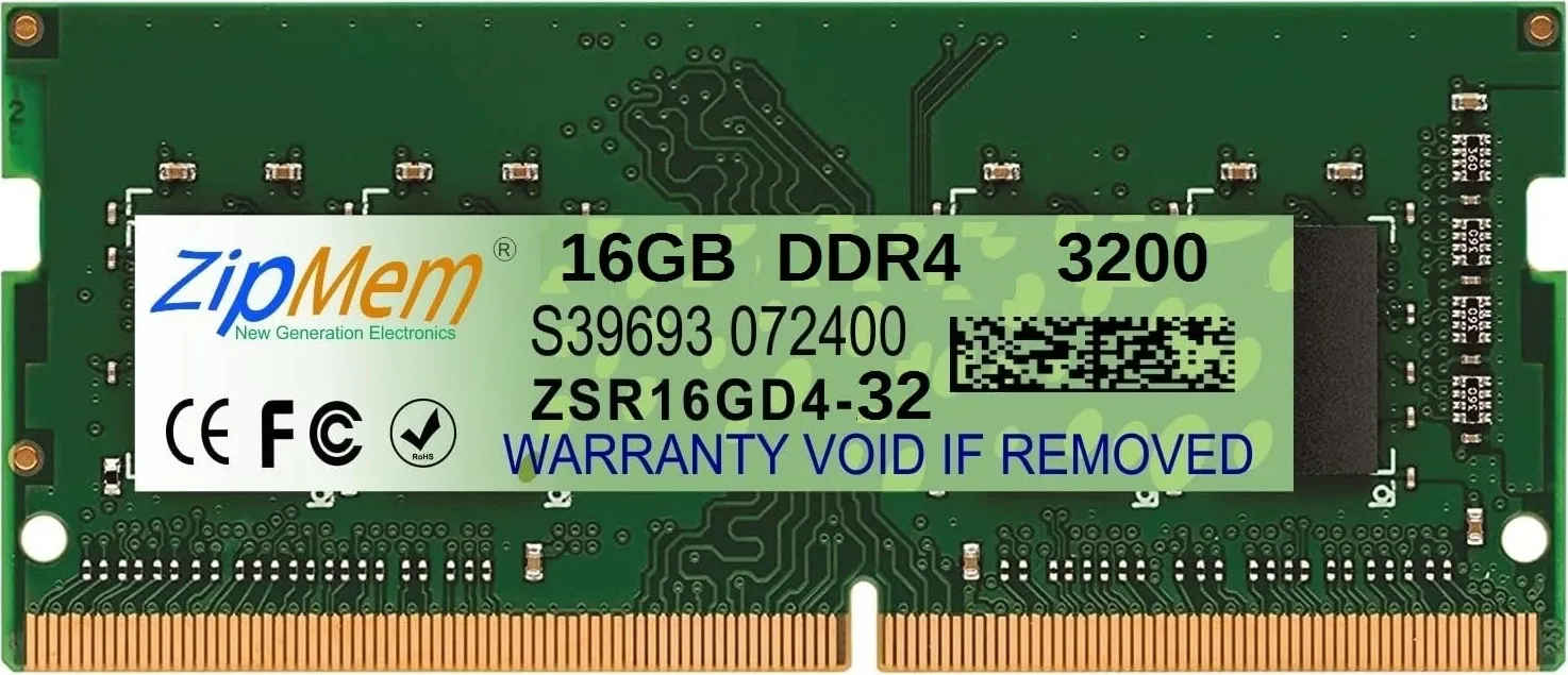 Zipmem ZSR16GD4-32 16 GB DDR4-3200 Laptop RAM