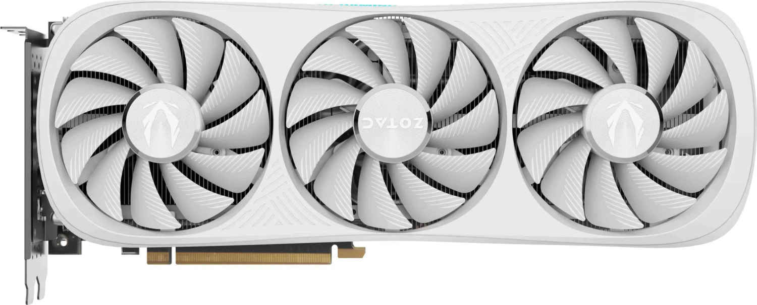 Zotac NVIDIA GeForce RTX 4070 Ti Trinity OC White Edition 12 GB GDDR6X Graphics Card