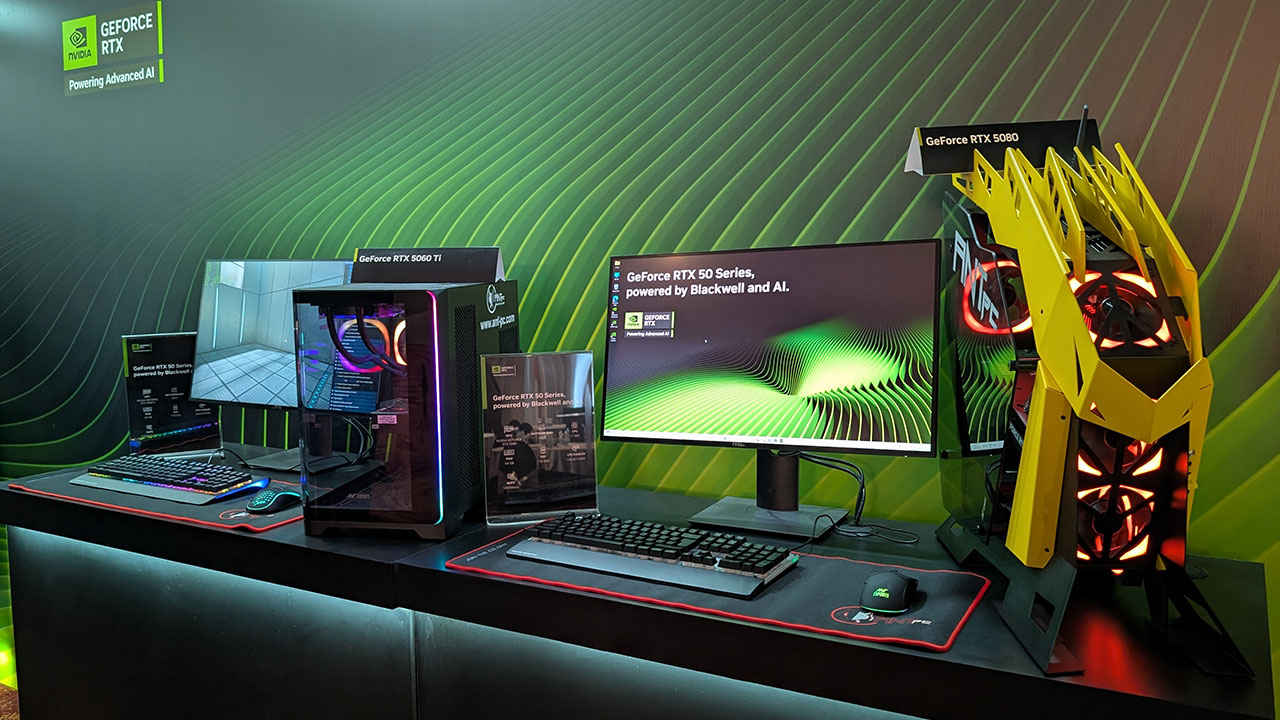 NVIDIA roadshow showcases GeForce RTX 50 Series GPUs and AI-powered laptops