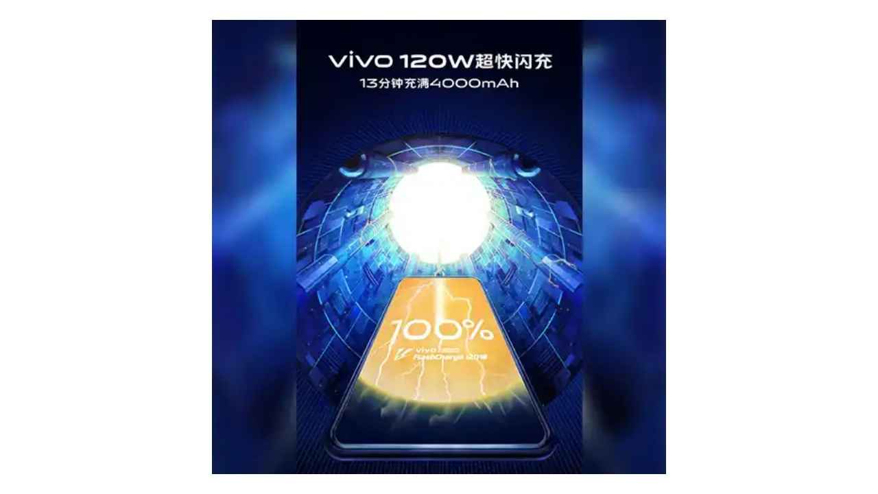 Vivo shows off 120W Super FlashCharge, can charge 4000mAh battery in 13 minutes