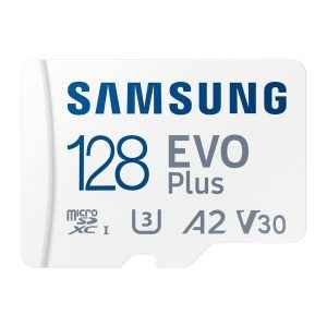 Samsung EVO Plus 128 GB A2 V30 UHS-III microSDXC Card