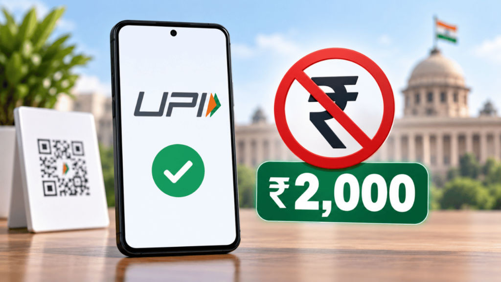 No UPI charges on payments up to Rs 2,000 Here is what merchants need to know-1