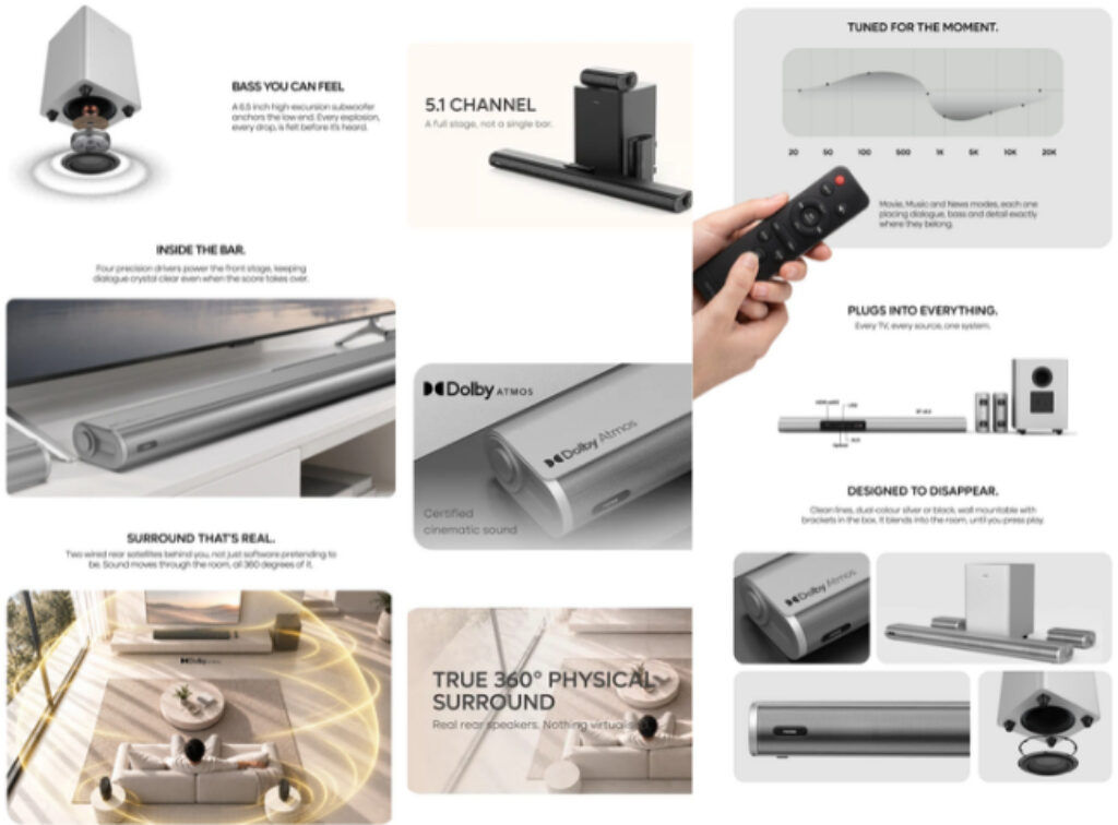 Noise 5.1 Dolby Atmos SOUNDBAR