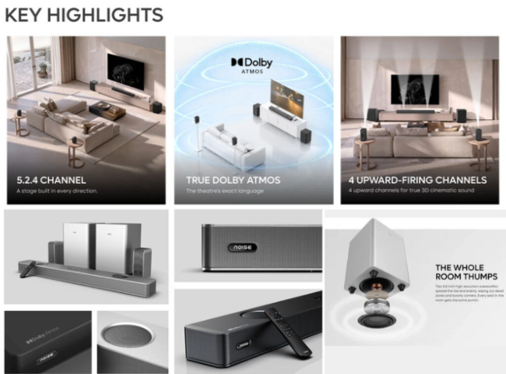 Noise 5.2.4 True Dolby Atmos Soundbar