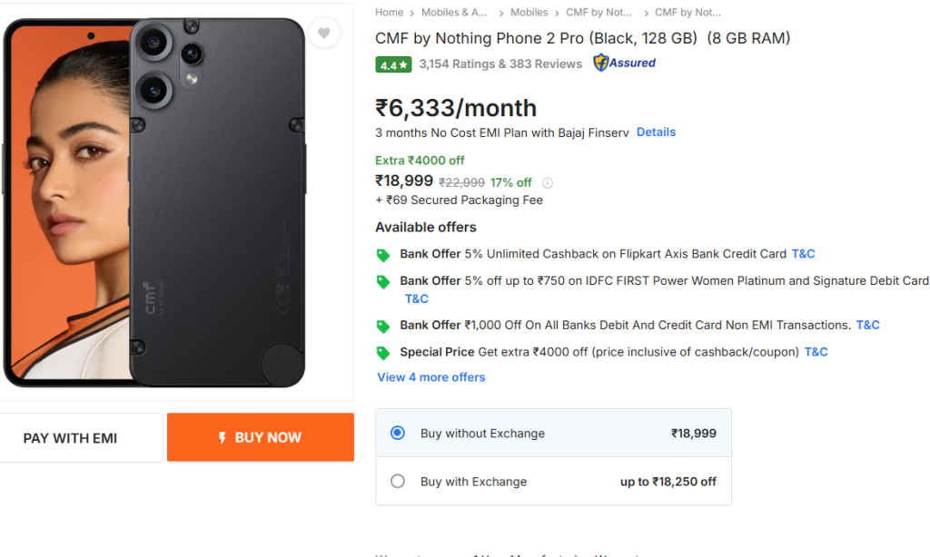 Nothing Phone 2 Pro Price Drop