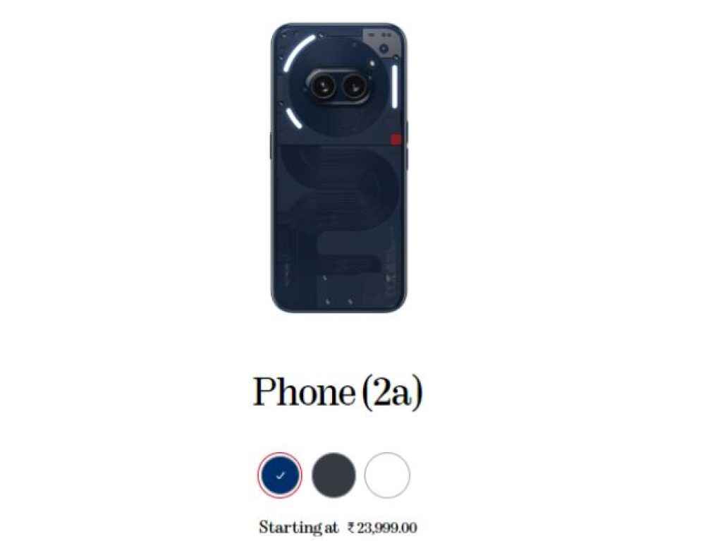 #Nothing Phone (2a) price