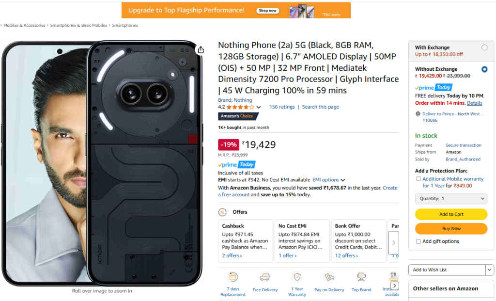 Nothing Phone (2a) Price Cut