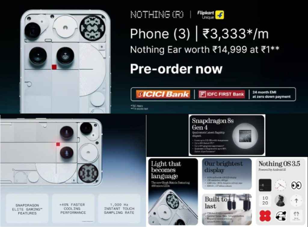 Nothing Phone 3 launched in India