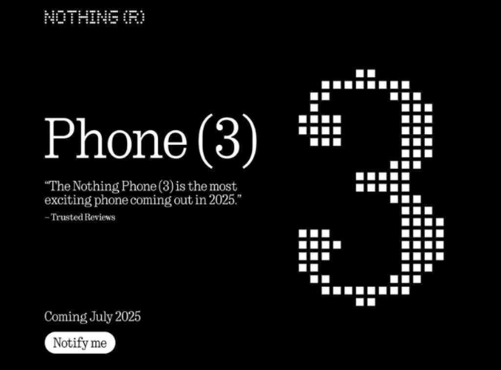 Nothing Phone 3 launch date