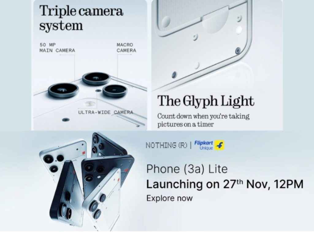 Nothing Phone 3a Lite launched in India