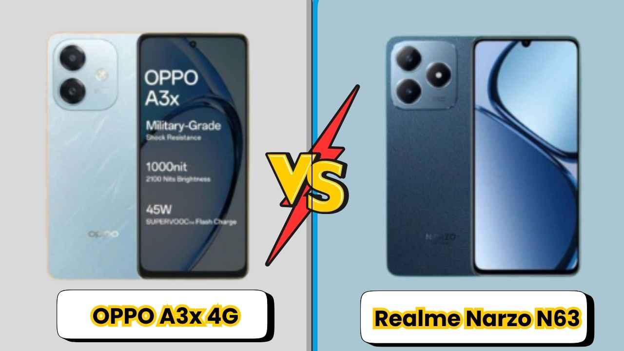 OPPO A3x 4G VS Realme Narzo N63: ரூ,10,000க்கும் குறைந்த விலையில் வரும் இந்த போனில் எது பெஸ்ட்?