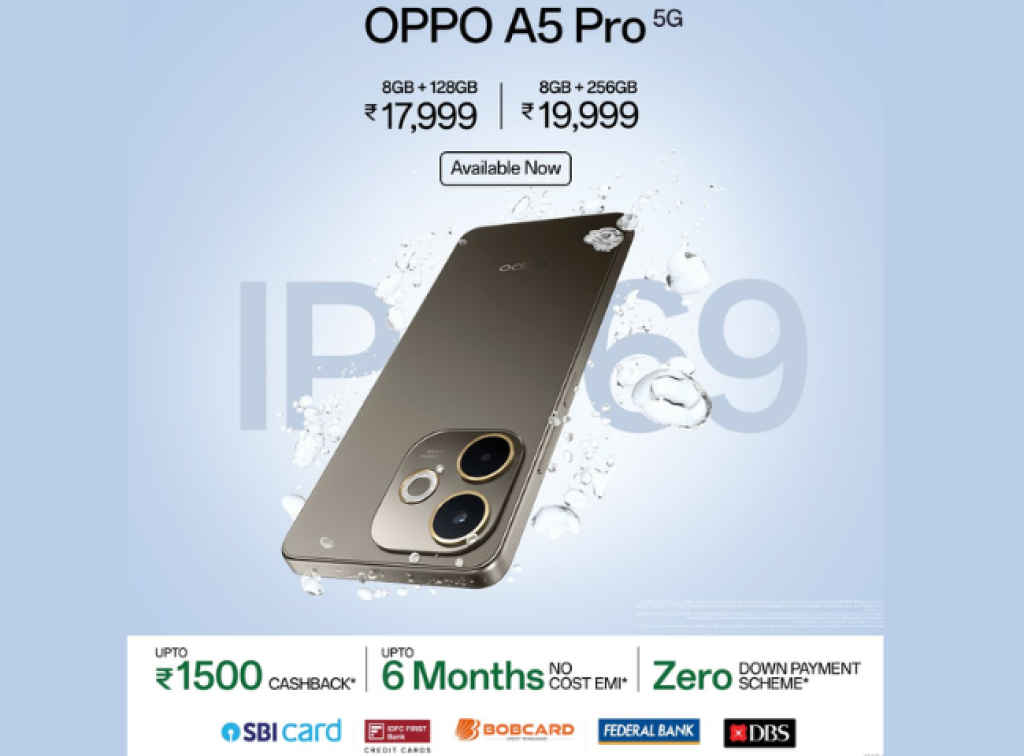OPPO A5 Pro 5G Price in India