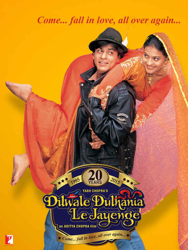 Dilwale Dulhania Le Jayenge (दिलवाले दुल्हनिया ले जाएंगे) Poster 1