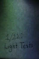 1/22: Light Tests Poster 1