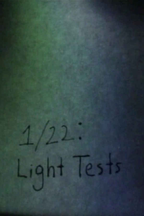 1/22: Light Tests Poster 1