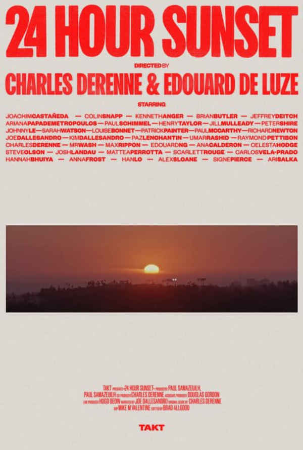 24 Hour Sunset Poster 1