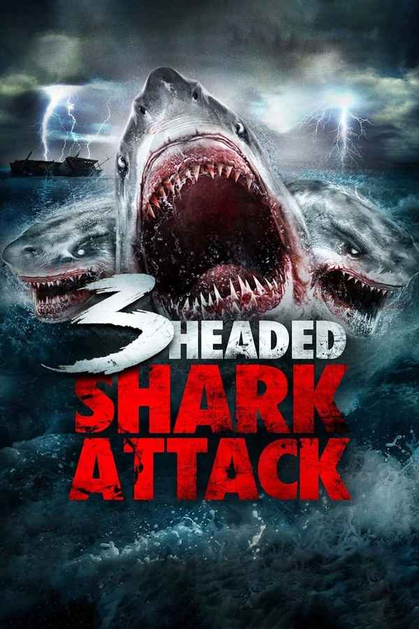 3-Headed Shark Attack Poster 5
