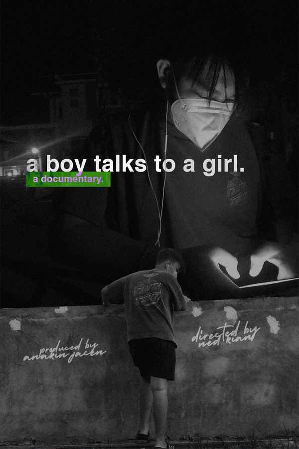 a boy talks to a girl. Poster 2