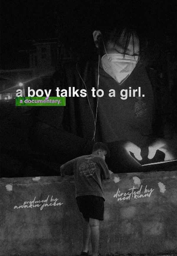 a boy talks to a girl. Poster 3