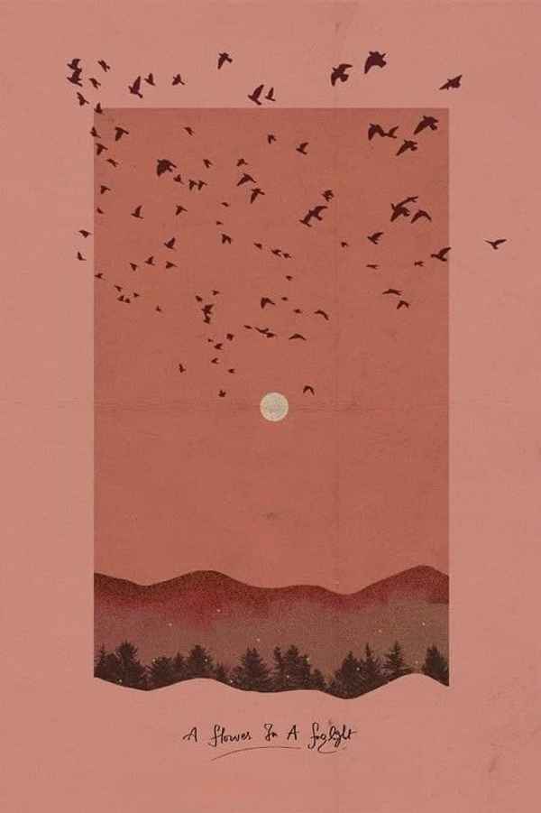 A Flower In A Foglight Poster 1