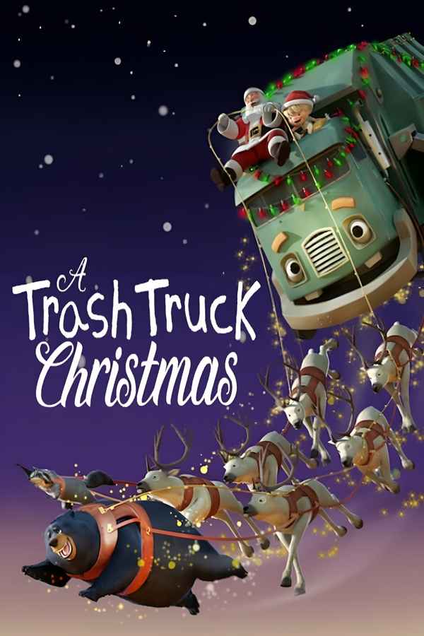 A Trash Truck Christmas Poster 4