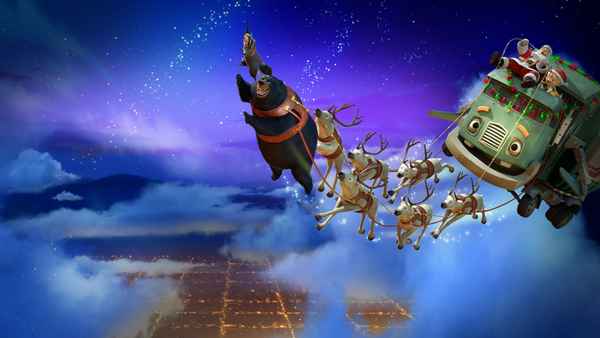 A Trash Truck Christmas Poster 2