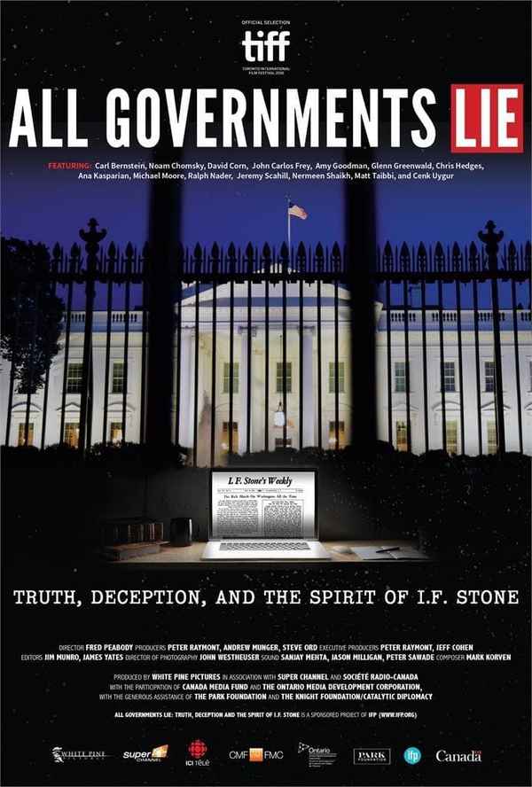 All Governments Lie: Truth, Deception, and the Spirit of I.F. Stone Poster 6
