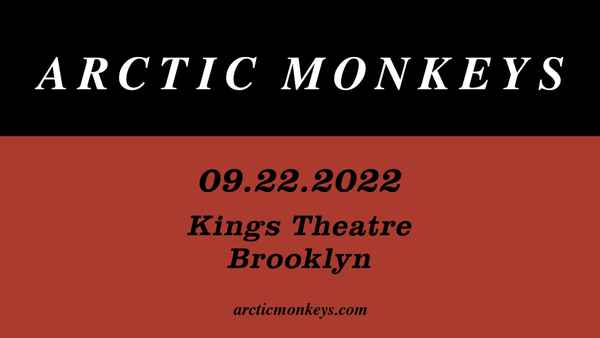 Arctic Monkeys at Kings Theatre Poster 5
